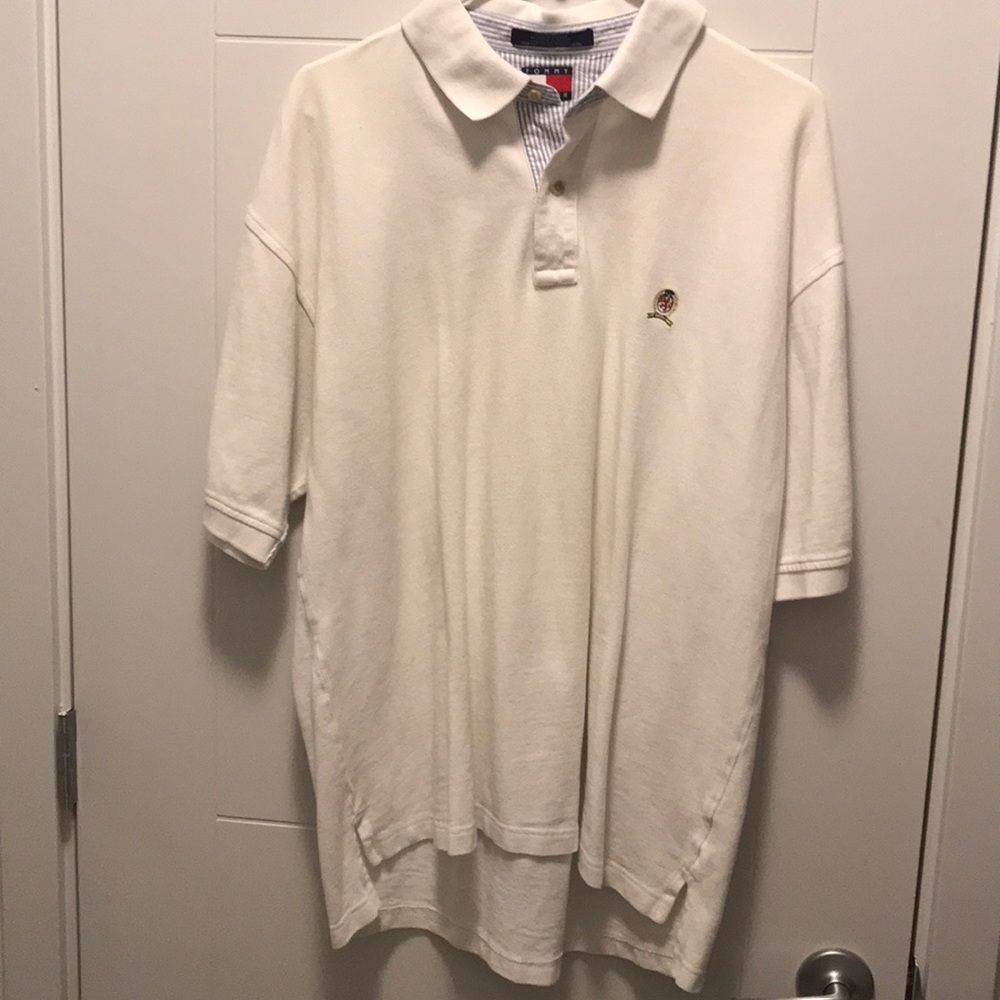 Tommy Hilfiger Men’s White Polo Size XL